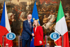 La visita di Fiala a Roma conferma la solidità dei rapporti tra la Cechia e l’Italia