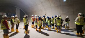 I soci Camic hanno visitato il cantiere della Metro D