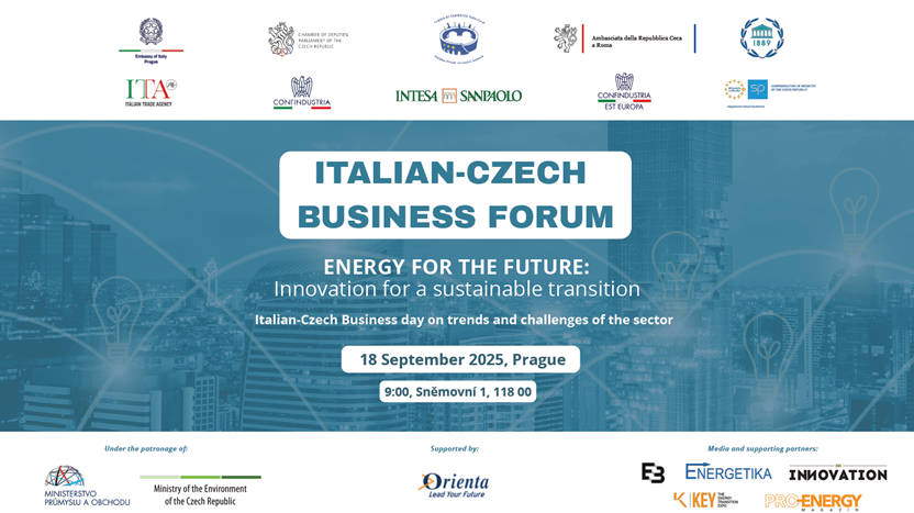 Italian-Czech Business Forum - Energy for the future: Innovation for a sustainable transition