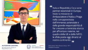 S. E. Alessandro Gaudiano nuovo ambasciatore italiano a Praga