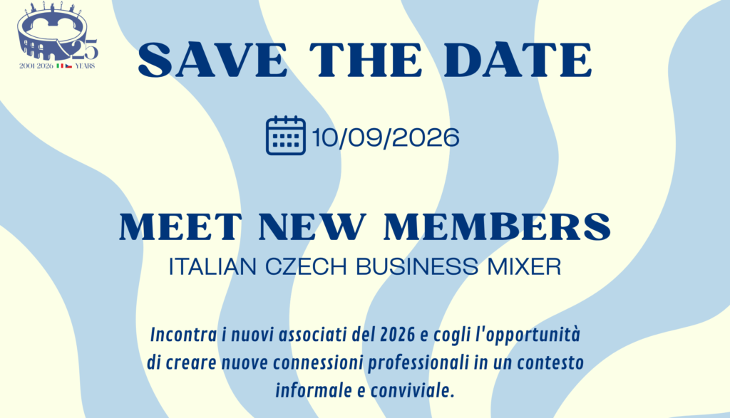 Meet New Members – Italian Czech Business Mixer