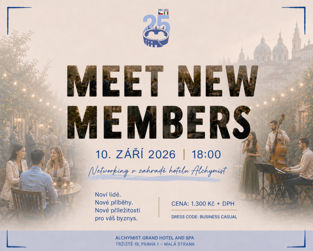 Meet New Members – Italian Czech Business Mixer