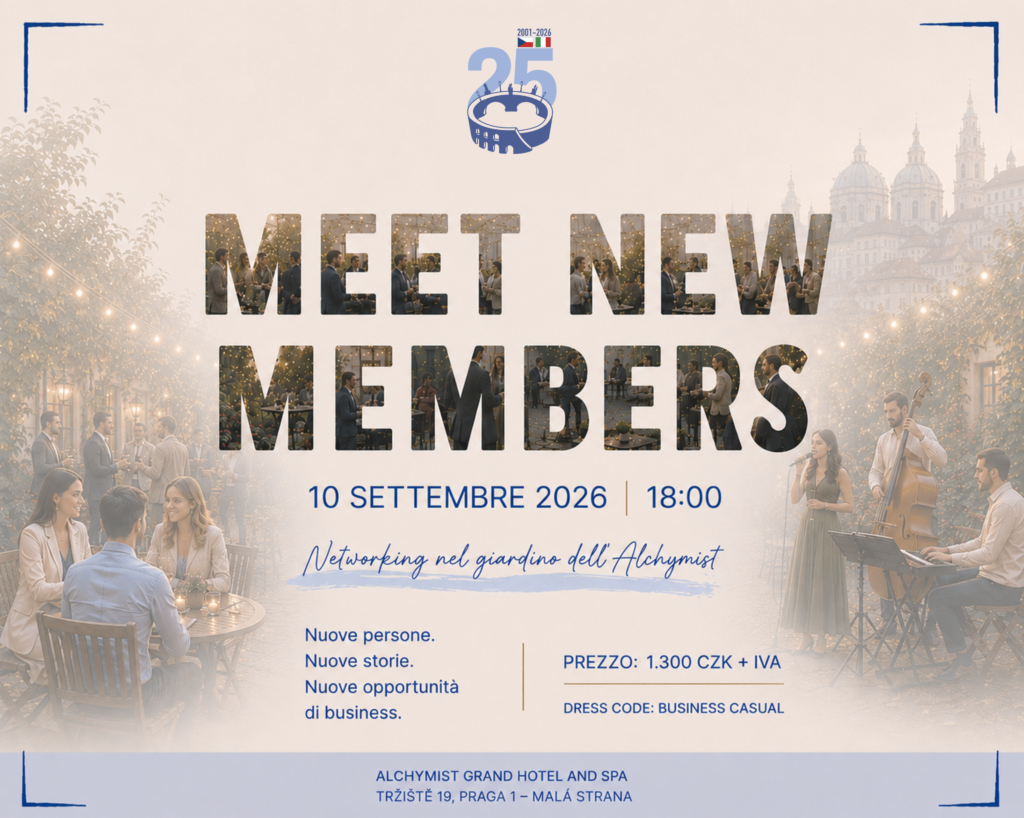 Meet New Members – Italian Czech Business Mixer